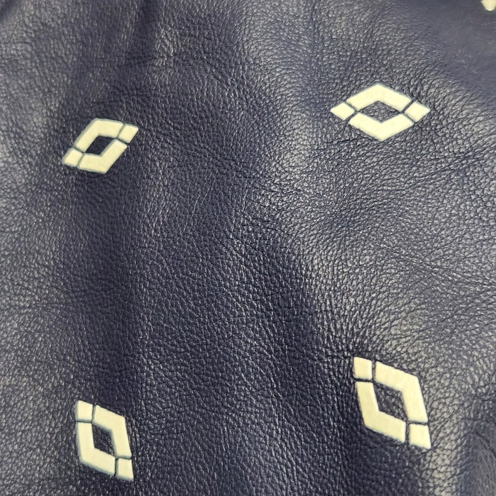 NWT $4,990 Ralph Lauren Purple Label Luiza Navy Leather Dress Size 4 - Picture 10 of 16